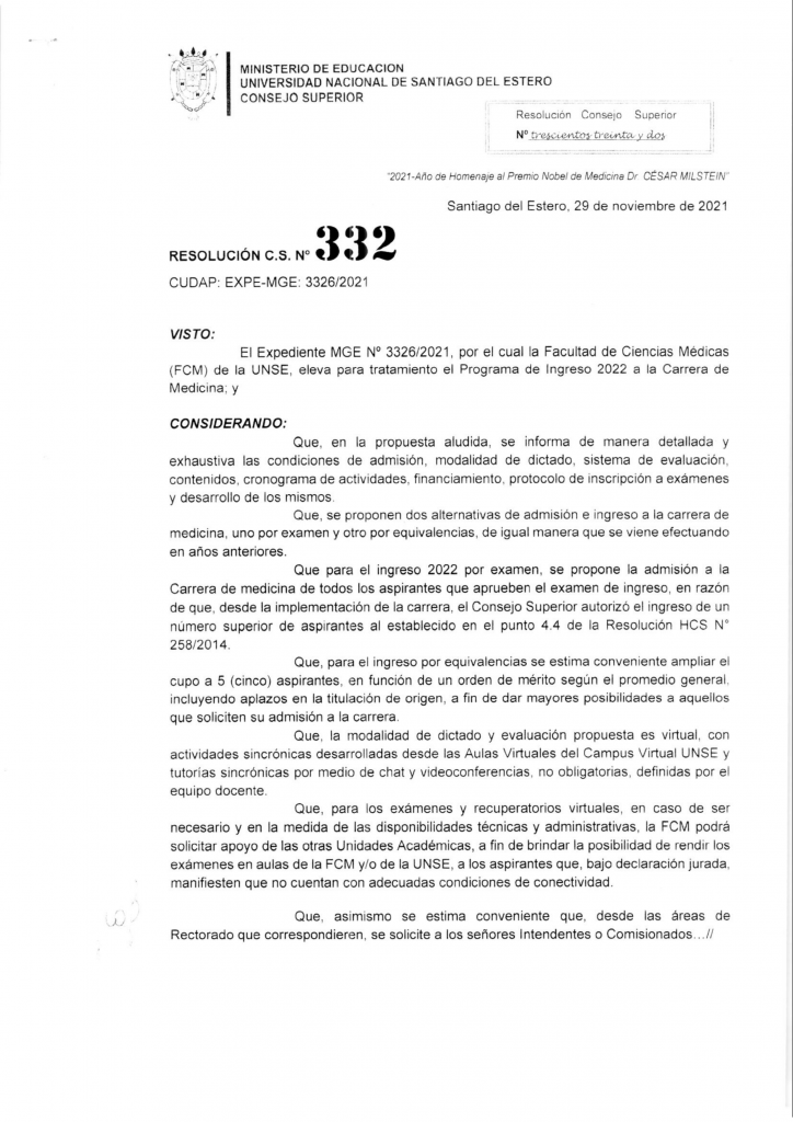 Res. CS Nº 332 - Programa Ingreso 2022--- f.png